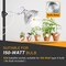 Ipower Simple Deluxe 2 Pack Clamp Lamp Light with 8.5 Inch Aluminum , Silver and White, 2PK HIWKLTCLAMPMSILWHTX2 - alternate 7